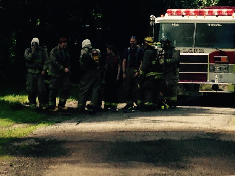 Car fire drill- Spring 2015
