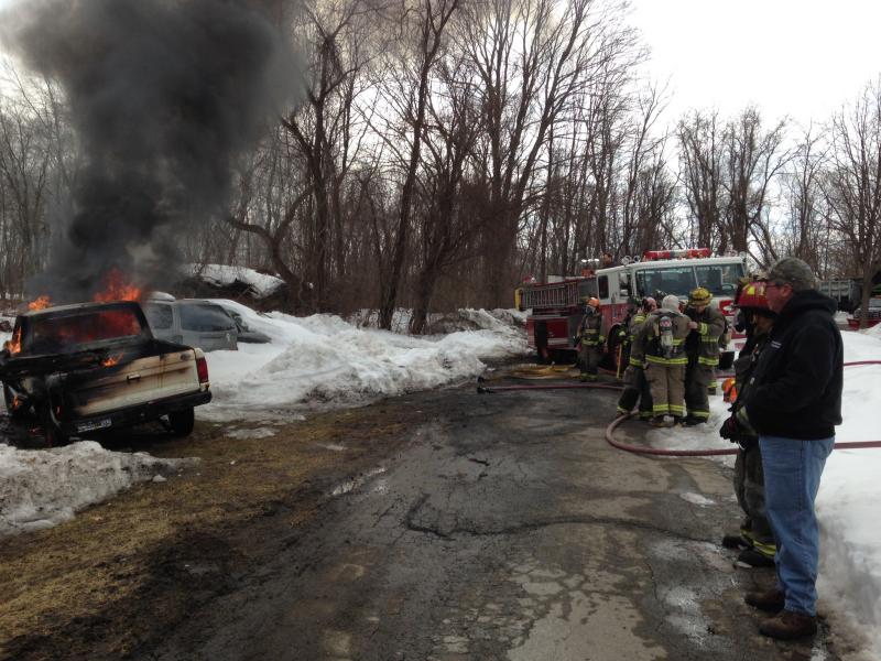 Car fire drill- winter 2015