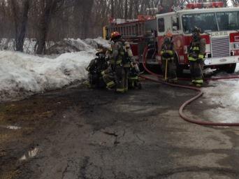 Car fire drill- winter 2015