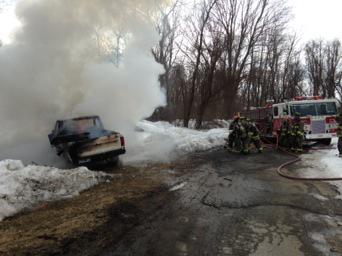 Car fire drill- winter 2015