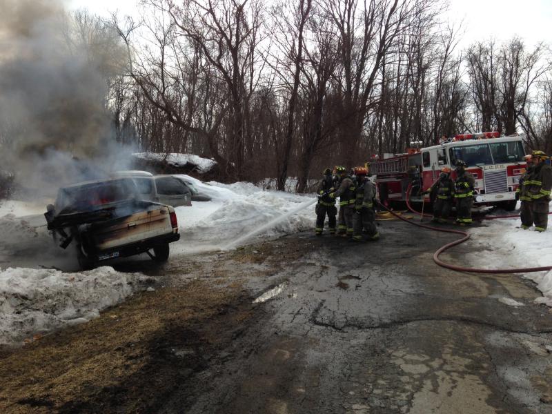 Car fire drill- winter 2015