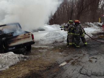 Car fire drill- winter 2015