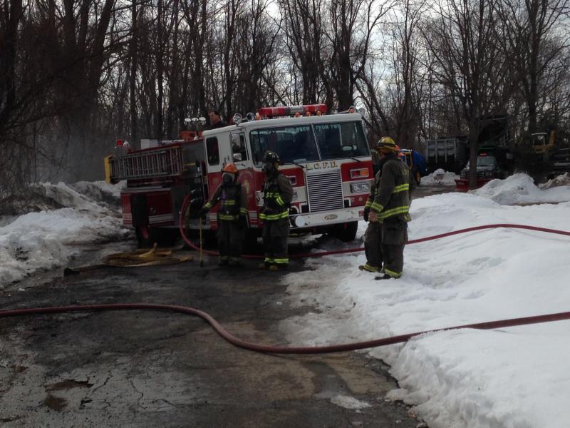 Car fire drill- winter 2015