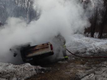 Car fire drill- winter 2015
