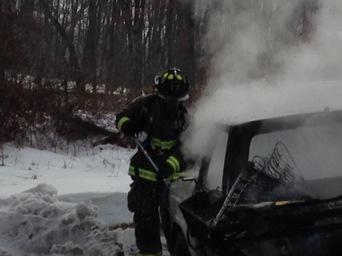 Car fire drill- winter 2015