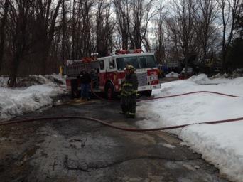 Car fire drill- winter 2015