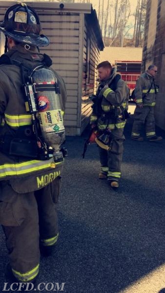 Live Burn at the Fire Training Center