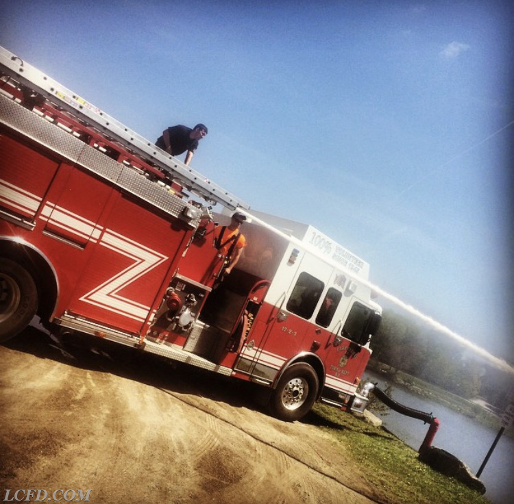 17-2-3 flowing water during a Sunday Drill