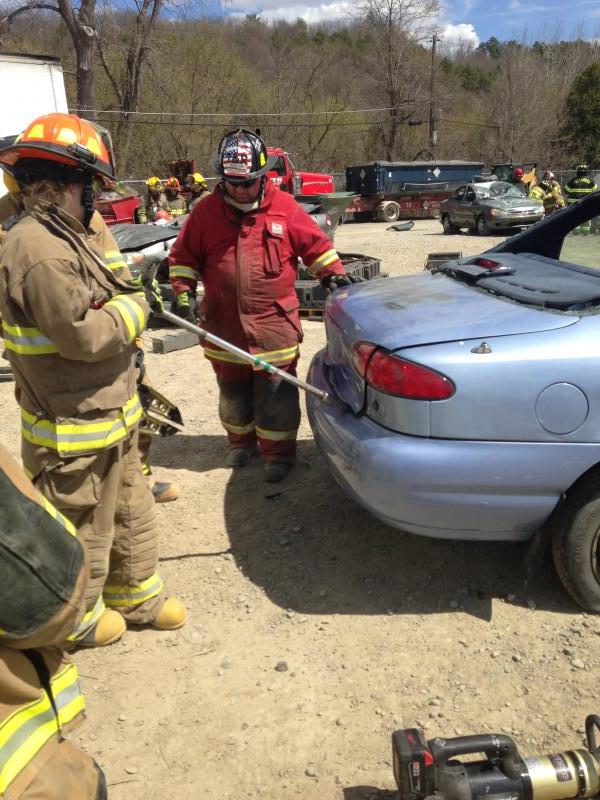 Extrication training weekend up in Bathe, NY