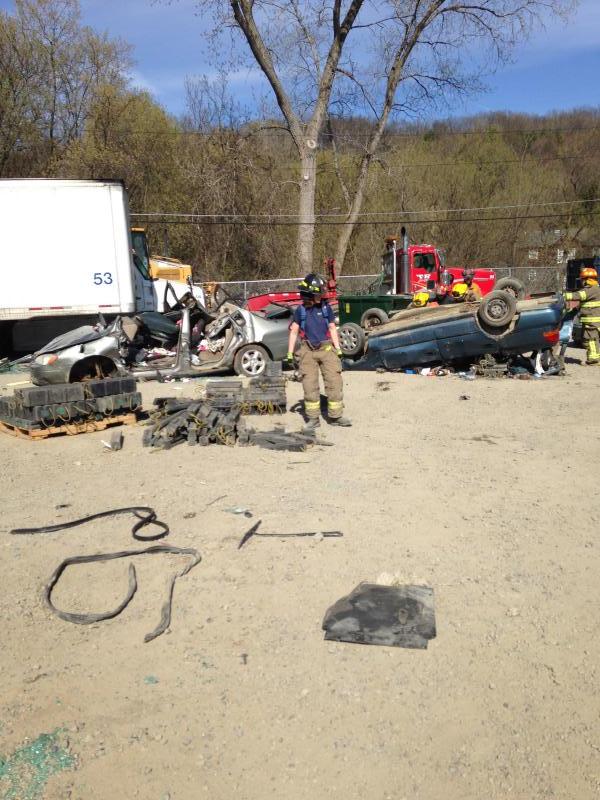 Extrication training weekend up in Bathe, NY