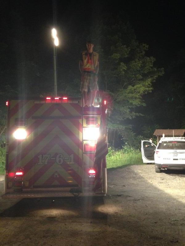 Ninham tower-lost hiker
