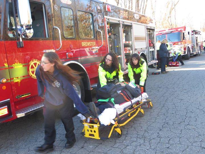 Brewsters MCI drill at the train station