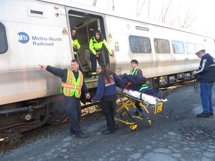 Brewsters MCI drill at the train station